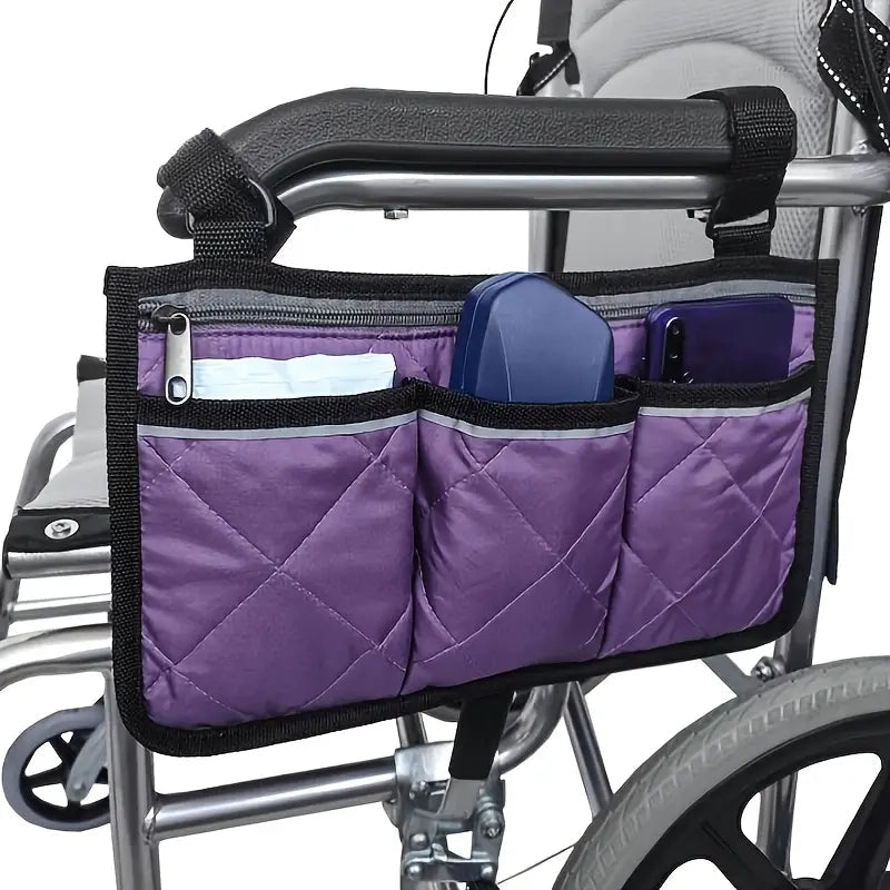 Wheelchair Armrest Organizer Bag Image 1