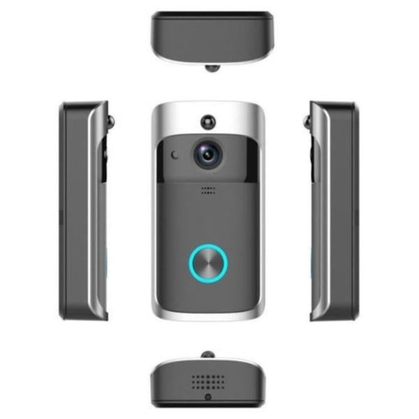 WiFi Wireless Video Doorbell Two-Way Talk Smart PIR Door Bell Security Camera HD Image 4