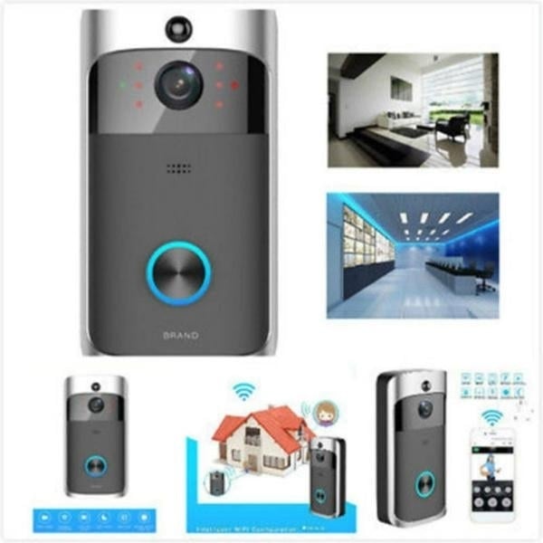 WiFi Wireless Video Doorbell Two-Way Talk Smart PIR Door Bell Security Camera HD Image 9