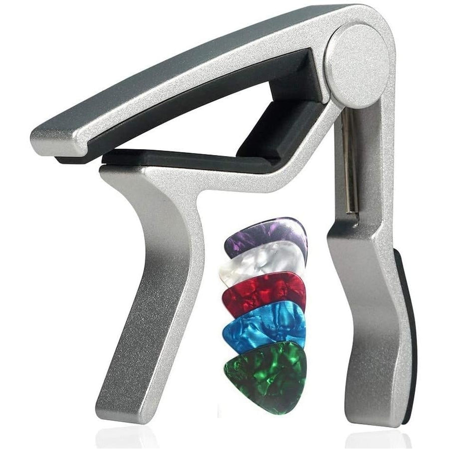 WINGO Quick-Change Capo for 6 String Steel Acoustic and Electric Guitars Image 1