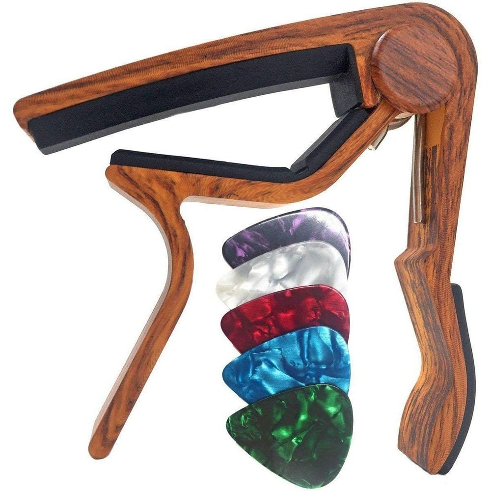 WINGO Quick-Change Capo for 6 String Steel Acoustic and Electric Guitars Image 2