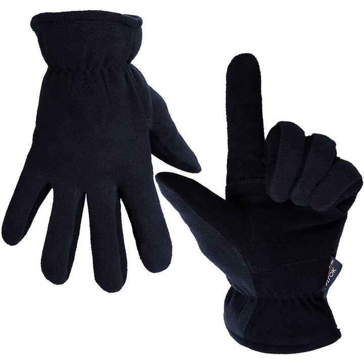 Winter Gloves Deerskin Suede Leather Palm -20 F Cold Proof Work Glove Image 1