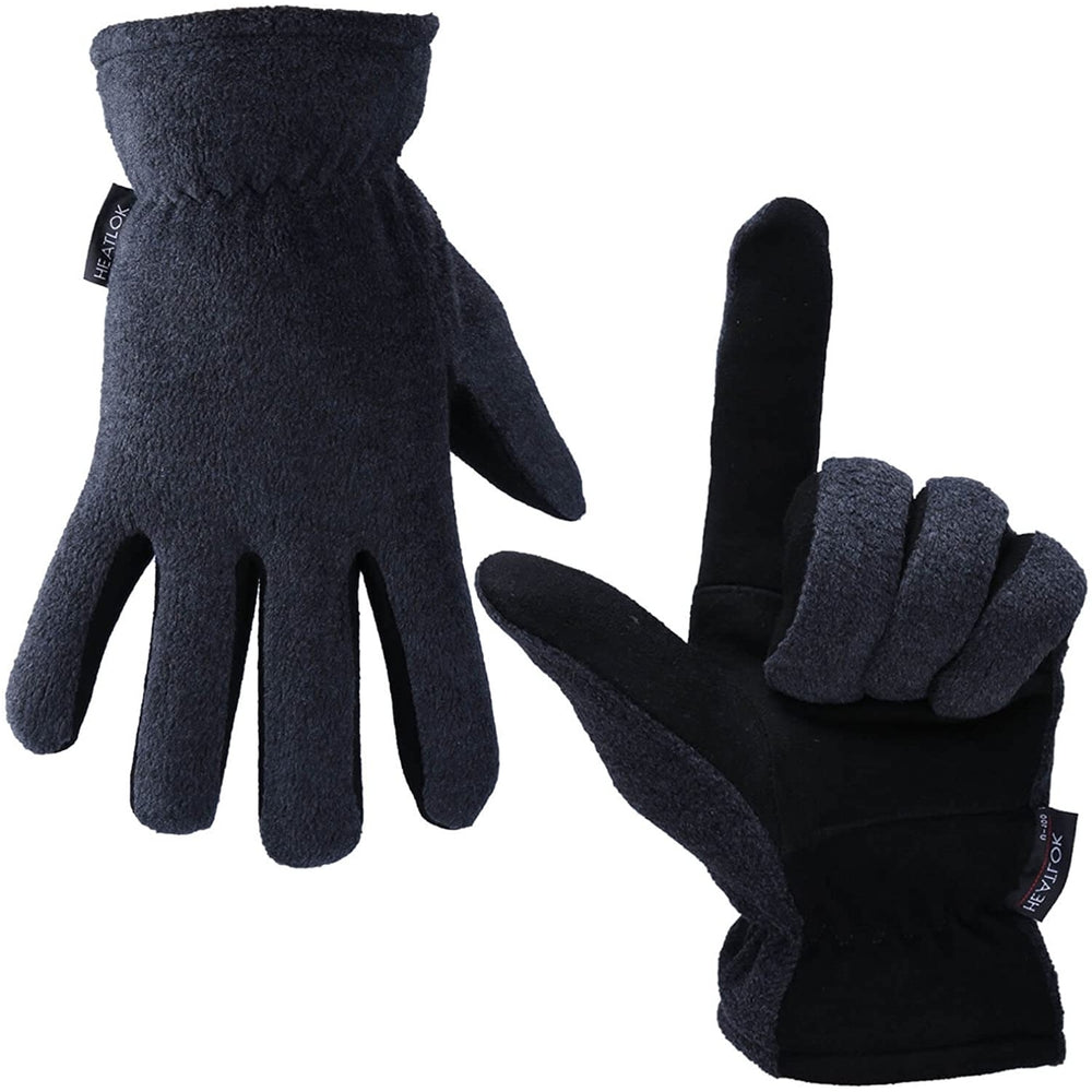 Winter Gloves Deerskin Suede Leather Palm -20 F Cold Proof Work Glove Image 2