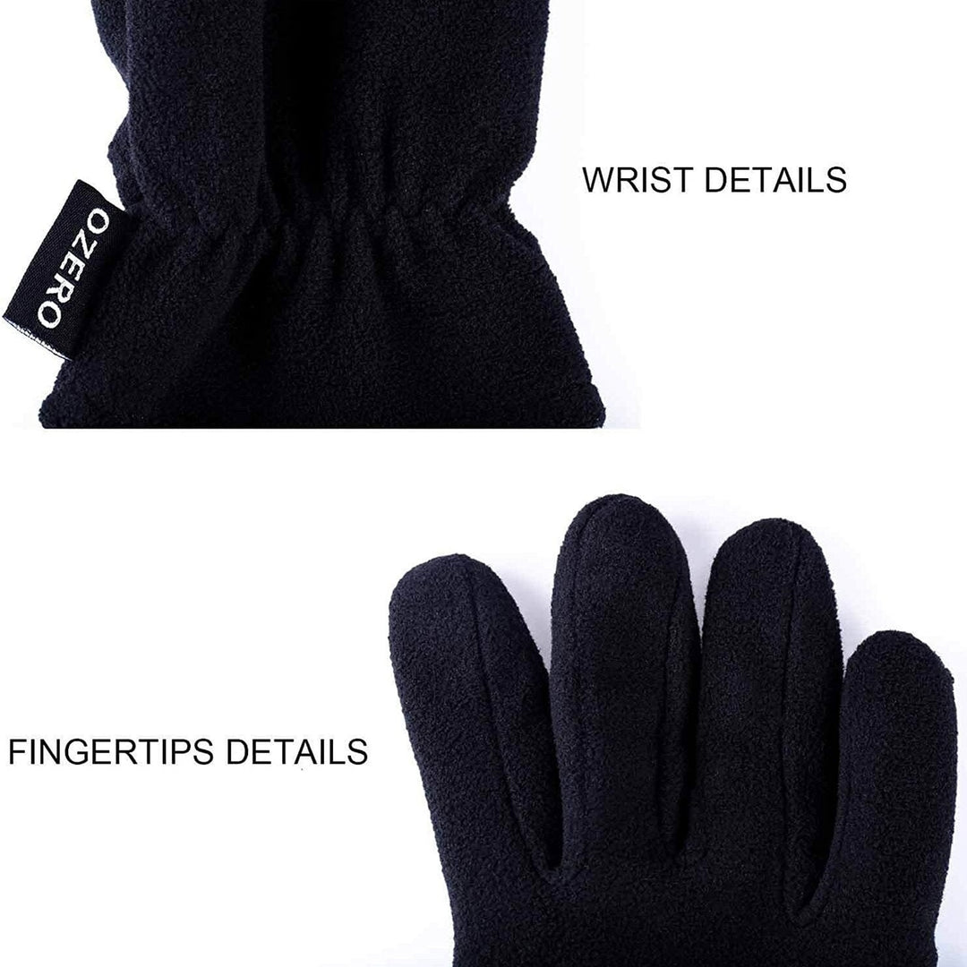 Winter Gloves Deerskin Suede Leather Palm -20 F Cold Proof Work Glove Image 4