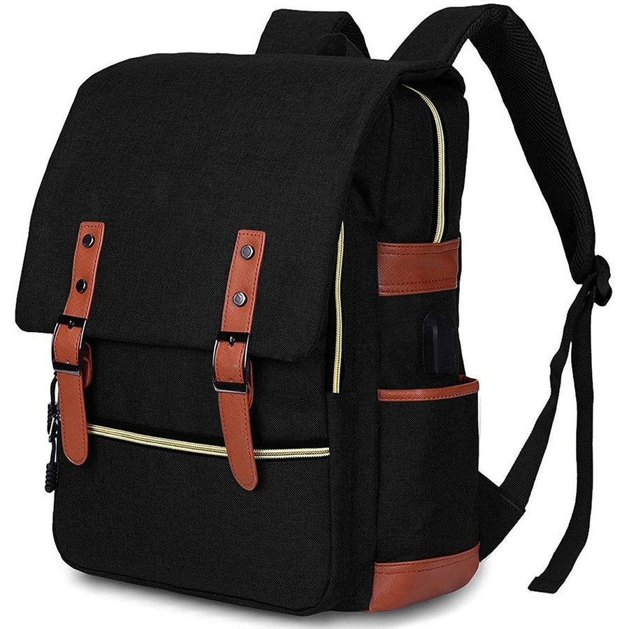 Vintage Laptop Backpack Image 1