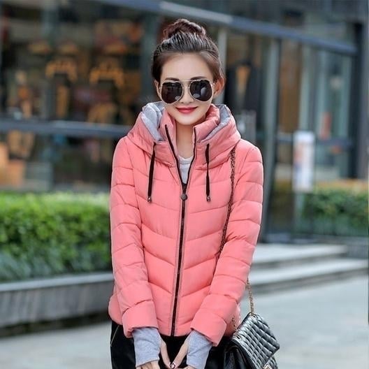 Winter Jacket Women Parka Thick Winter Outerwear Image 1