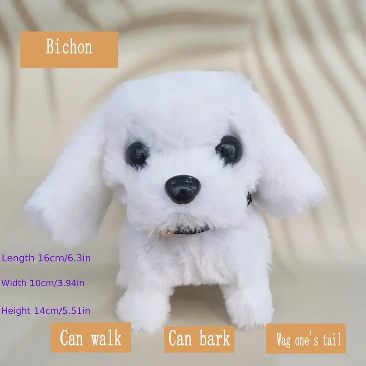 Walking Dog Toy Lifelike Doggy Smart Pets Barking Tail-wagging Wagging Simulation Dog (Refurbished) Image 2