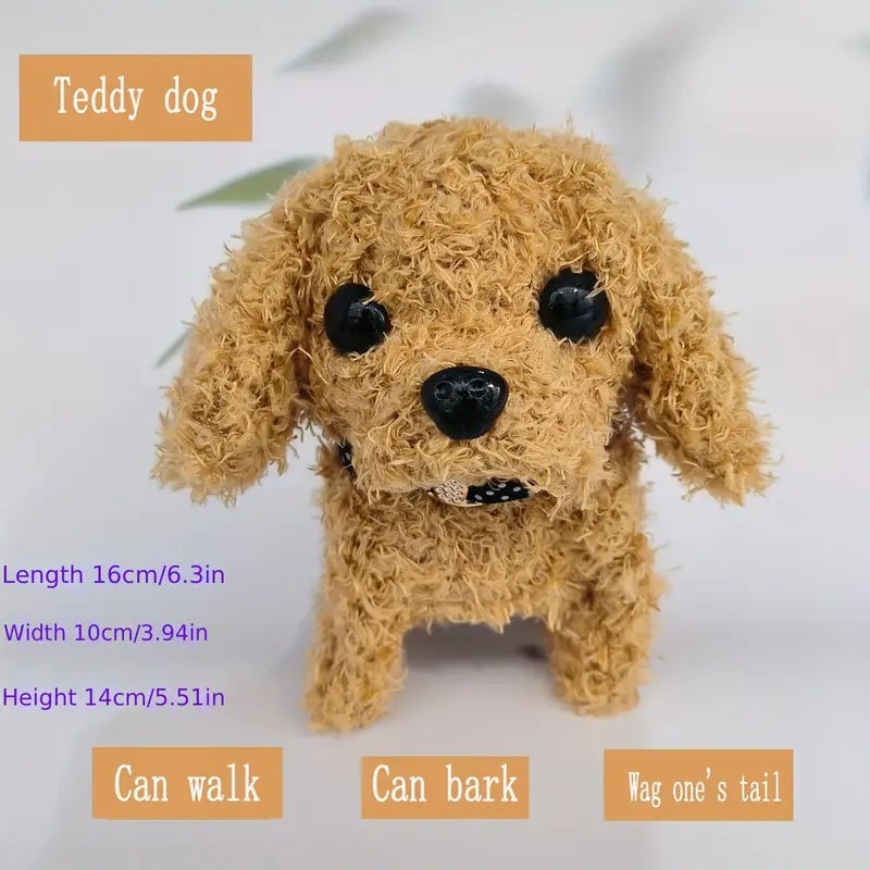 Walking Dog Toy Lifelike Doggy Smart Pets Barking Tail-wagging Wagging Simulation Dog (Refurbished) Image 3