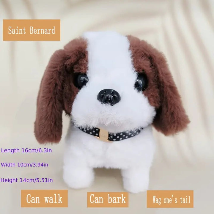 Walking Dog Toy Lifelike Doggy Smart Pets Barking Tail-wagging Wagging Simulation Dog (Refurbished) Image 4