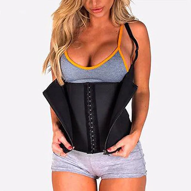 Waist Trainer Vest Body Shaper Sweat Waist Trainer Corset Image 8