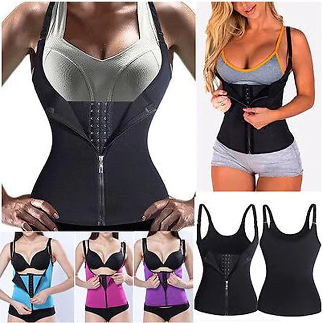 Waist Trainer Vest Body Shaper Sweat Waist Trainer Corset Image 9