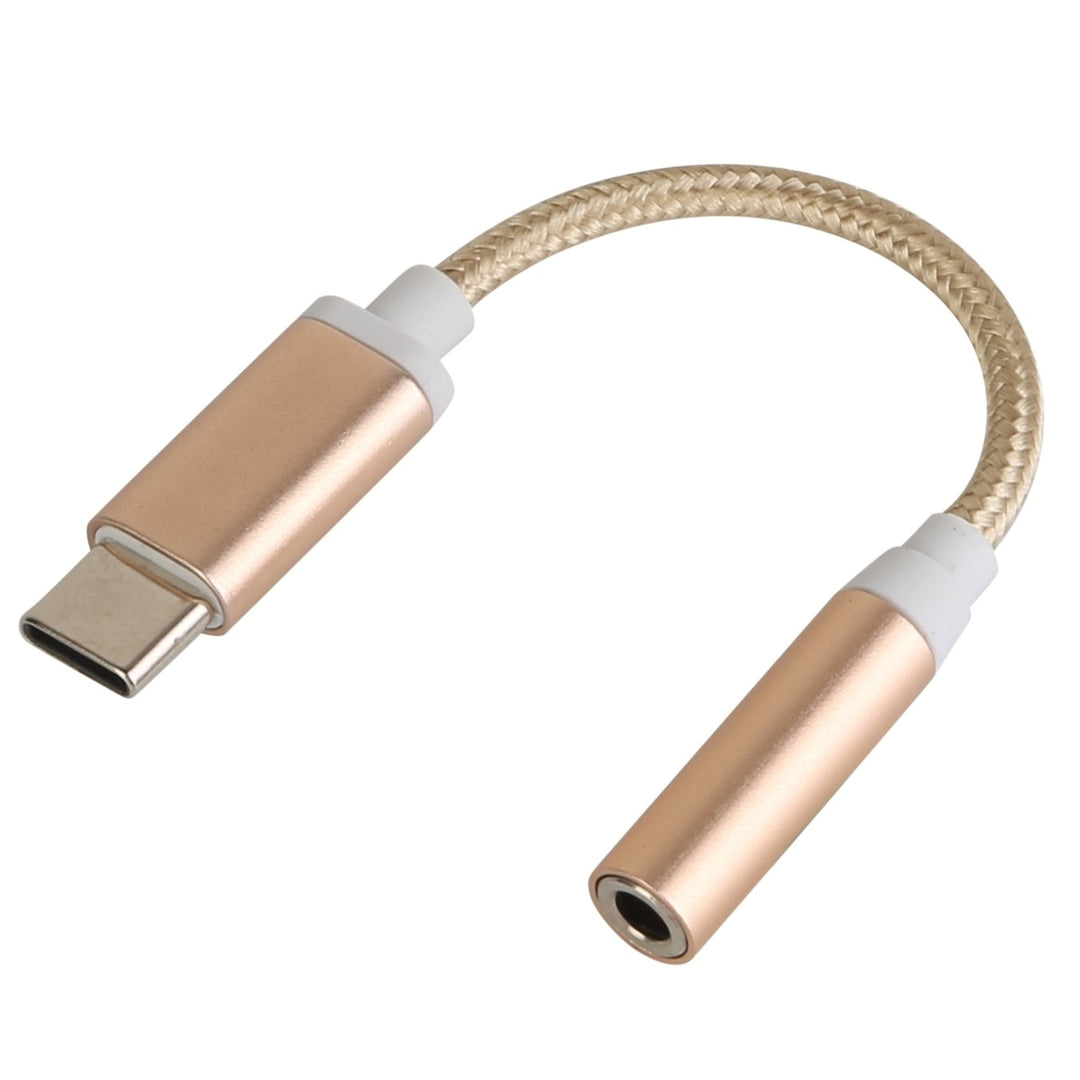 USB-C Type C Adapter Port to 3 .5mm Aux Audio Jack Image 3