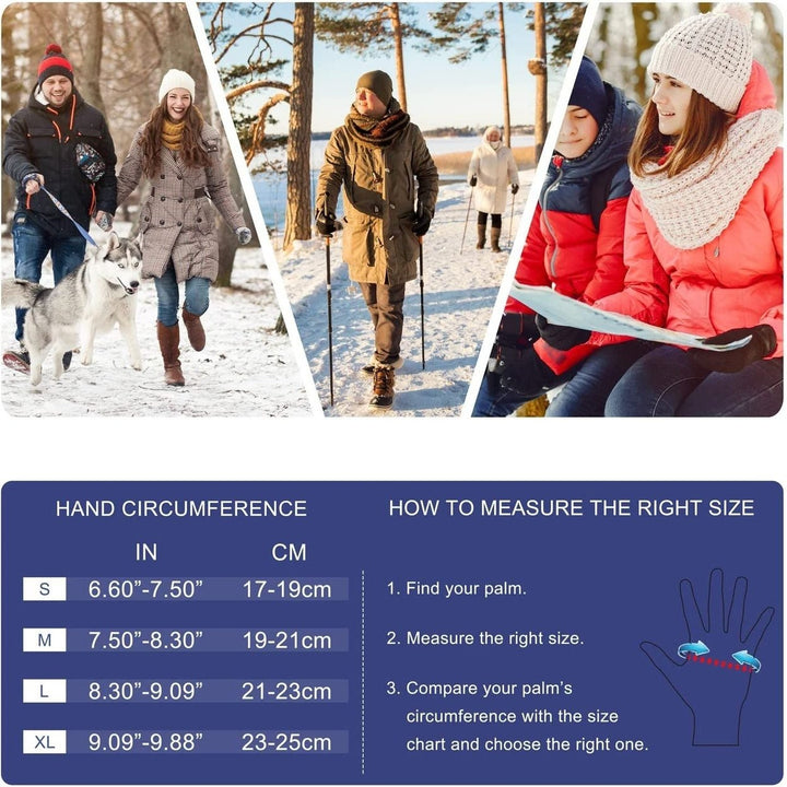 Winter Mens and Womens Touch Screen Gloves Image 6