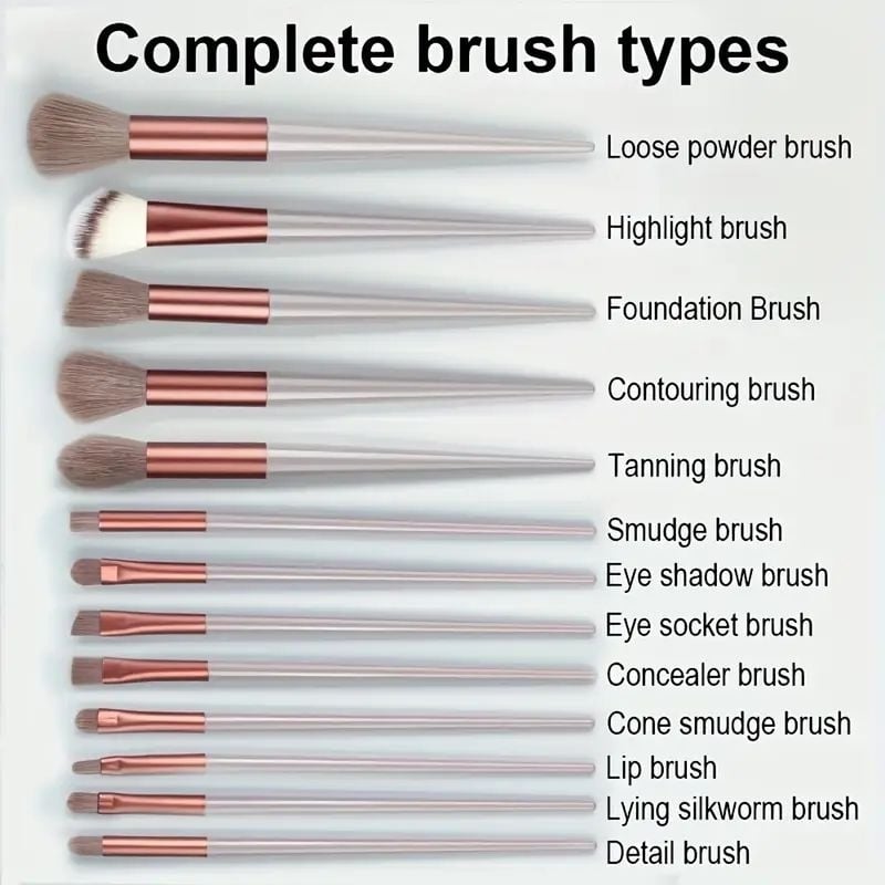 Makeup Brush Set Soft Fluffy Professiona Cosmetic Foundation Powder Eyeshadow Kabuki Blending Make Up Brush Beauty Tool Image 4