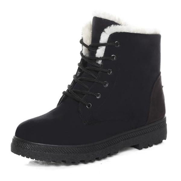 Winter Outdoor Flat Short Boots Image 4