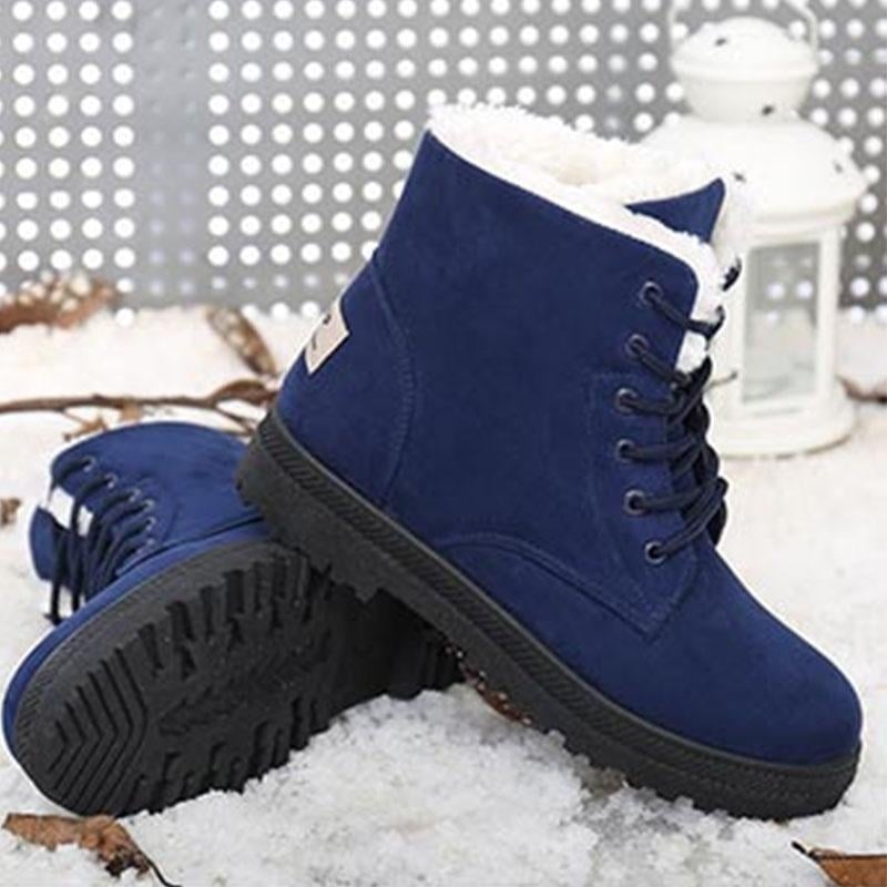 Winter Outdoor Flat Short Boots Image 7