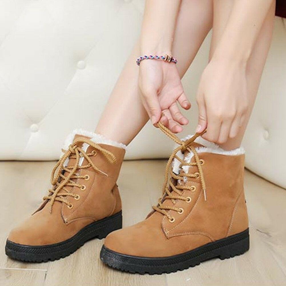 Winter Outdoor Flat Short Boots Image 9