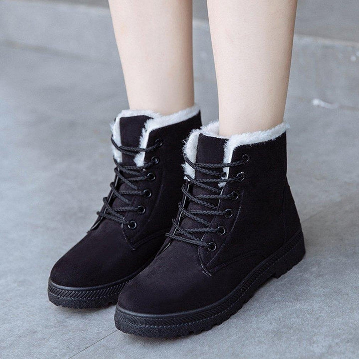 Winter Outdoor Flat Short Boots Image 11