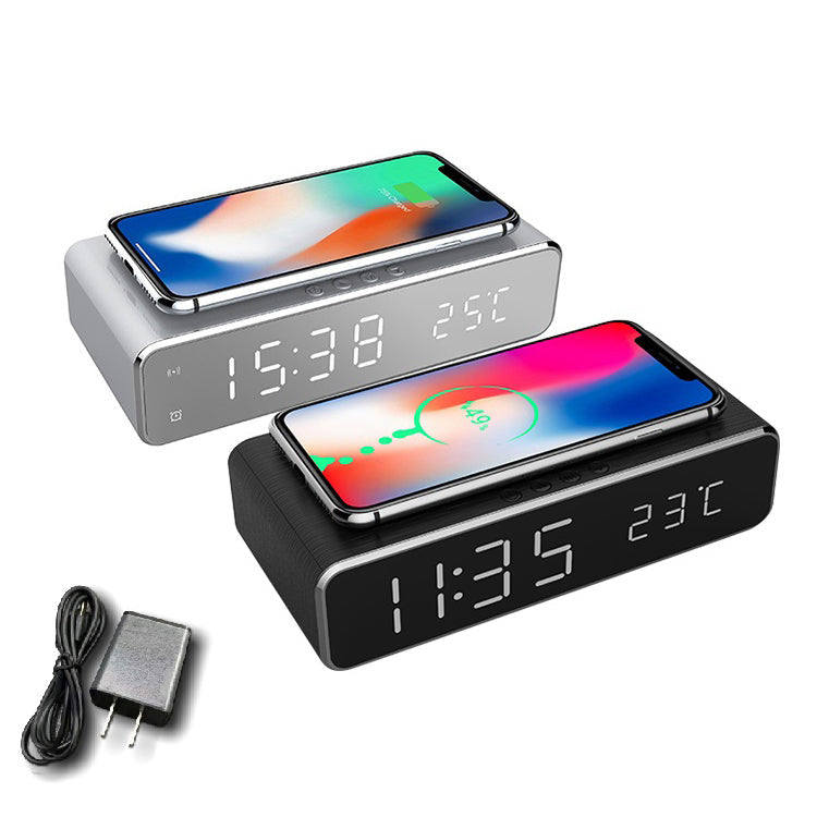 Wireless Charging Digital Alarm Clock Image 3