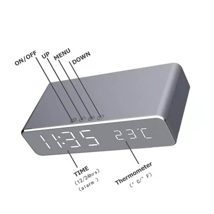 Wireless Charging Digital Alarm Clock Image 4