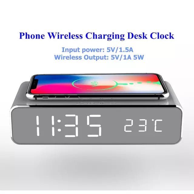 Wireless Charging Digital Alarm Clock Image 9