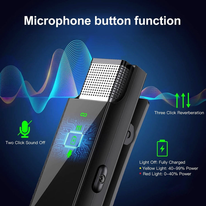 Wireless Clip On Microphone with Charging Case Image 10