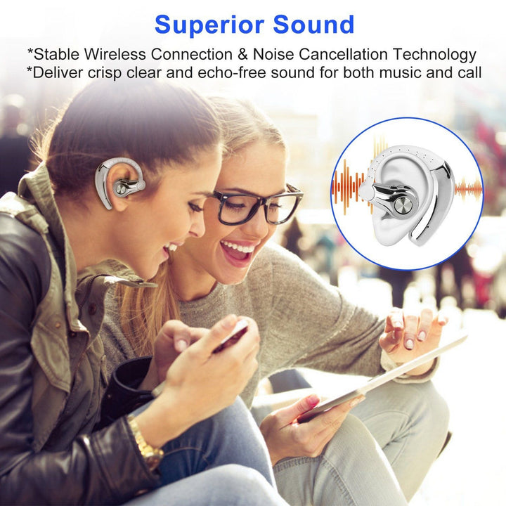 Wireless Earpiece Right with Mic Earhook Image 11