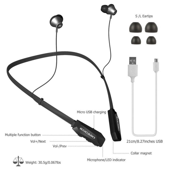 Wireless Neckband Headphones V Image 10