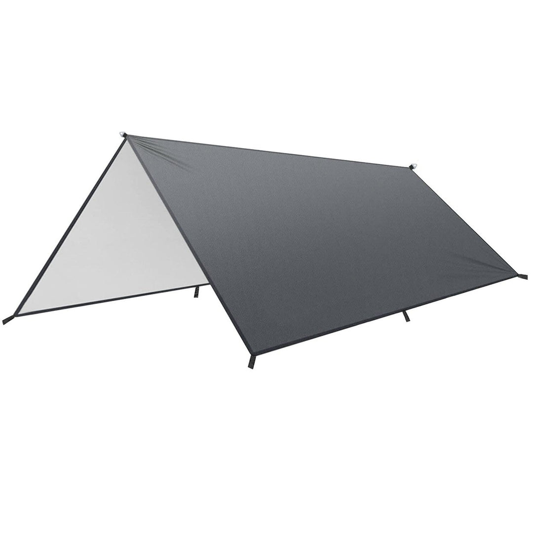 Waterproof Camping Tarp Kit Tent Canopy Awning Portable Rain Fly Image 4