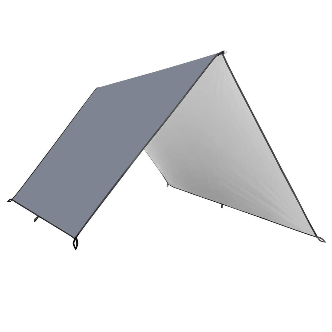 Waterproof Camping Tarp Kit Tent Canopy Awning Portable Rain Fly Image 6