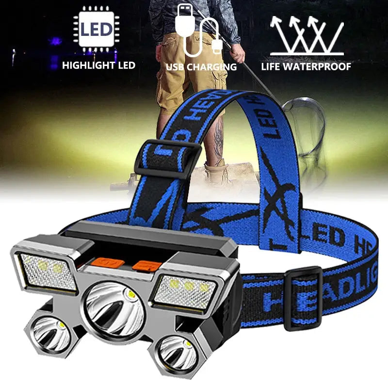 Waterproof LED Headlamp for Outdoor Adventures Image 4