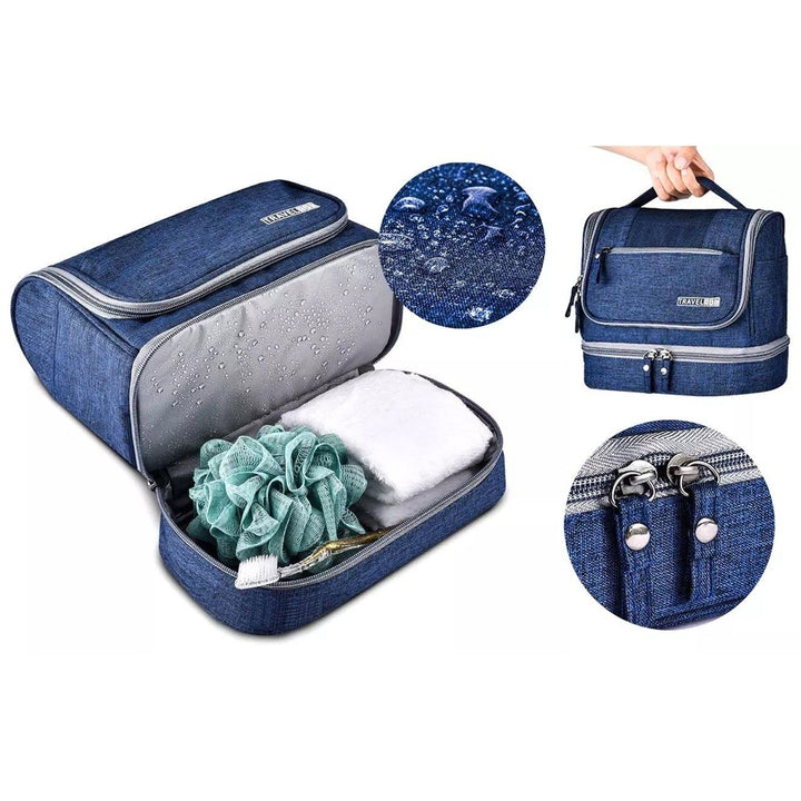 Waterproof Hanging Travel Toiletry Bag for Men and Women Image 8