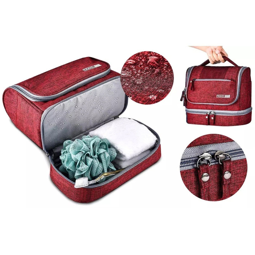 Waterproof Hanging Travel Toiletry Bag for Men and Women Image 10