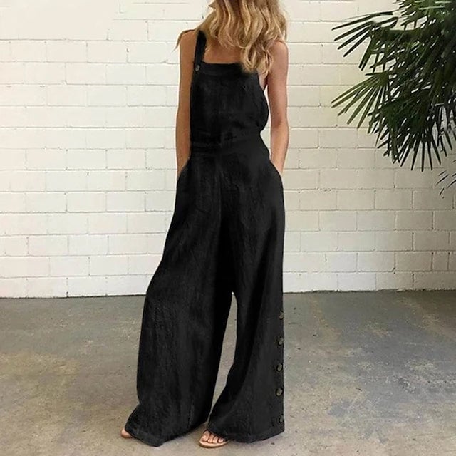 Womens Fashion Casual Loose Jumpsuit Image 2