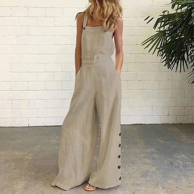 Womens Fashion Casual Loose Jumpsuit Image 4