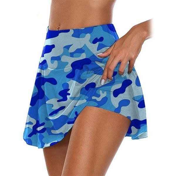 Womens Fashion Camouflage Print Athletic Skirt Image 2