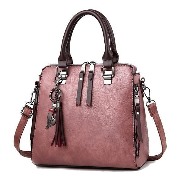 Womens Fashion Pu Leather Crossbody Handbag Image 4