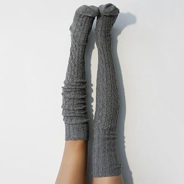 Womens Fashion Solid Color Socks Image 2