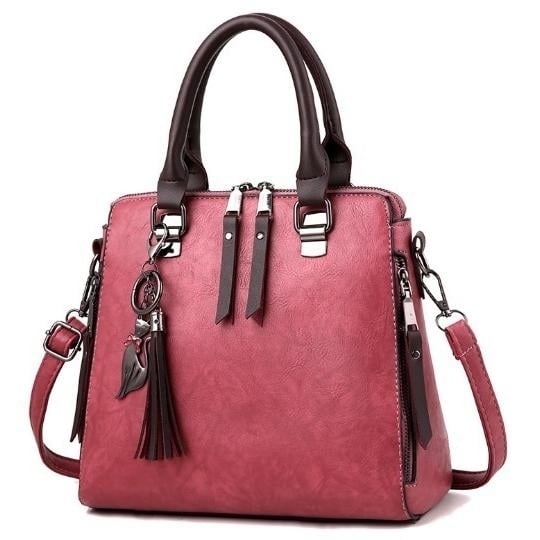 Womens Fashion Pu Leather Crossbody Handbag Image 6