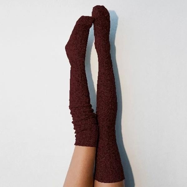 Womens Fashion Solid Color Socks Image 6