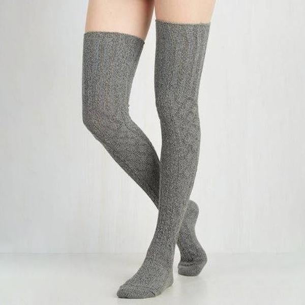 Womens Fashion Solid Color Socks Image 7