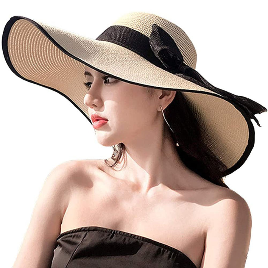 Womens Foldable Floppy Hat Image 1