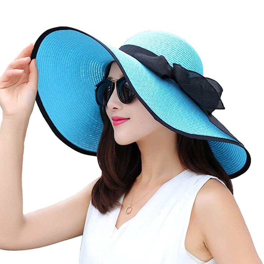 Womens Foldable Floppy Hat Image 2