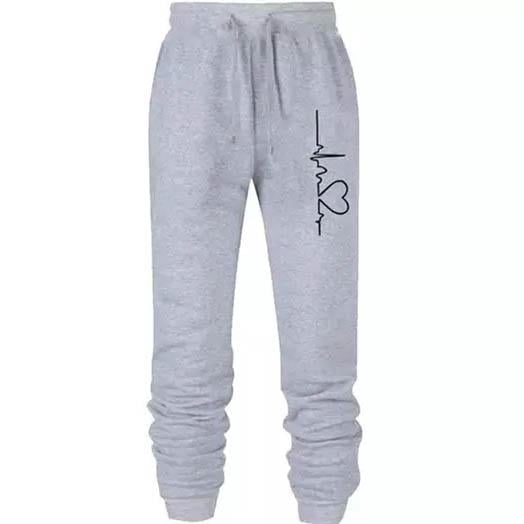 Womens Heartbeat Jogger Sweatpants Image 1