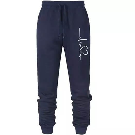 Womens Heartbeat Jogger Sweatpants Image 2