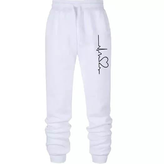 Womens Heartbeat Jogger Sweatpants Image 4