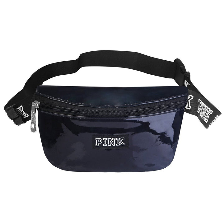 Women Shiny Leather Waist Pack Bag Image 1