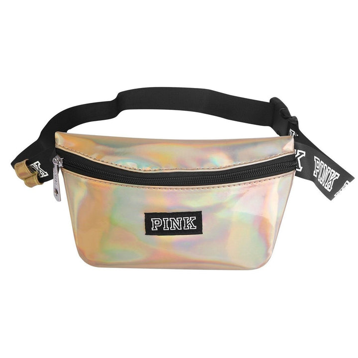 Women Shiny Leather Waist Pack Bag Image 2