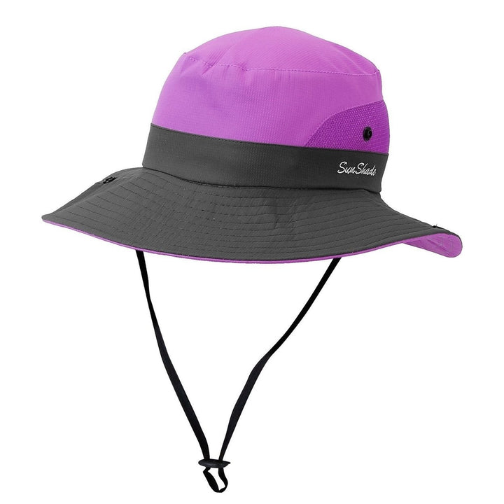 Women Summer Sun Bucket Hats Foldable Image 2