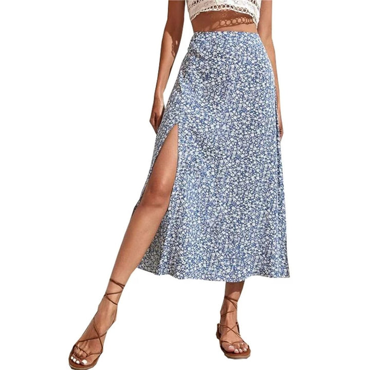 Womens A Line Long Skirt Image 3